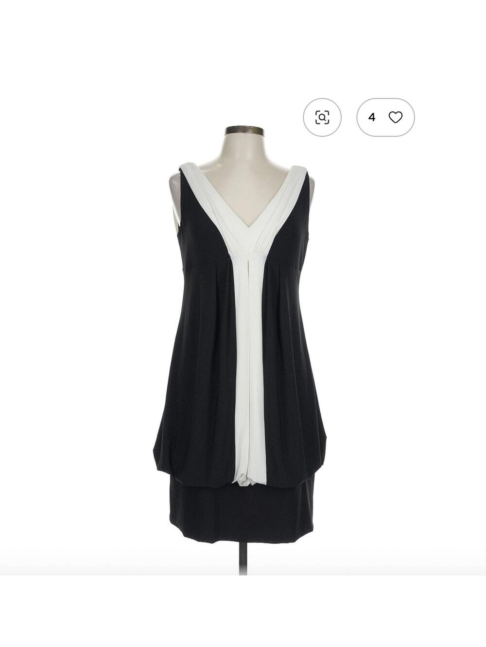 Eliza J Size 12 Casual Sleeveless Dress with V-Neckline